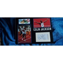 Colin Jackson autograph 