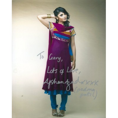 Afshan Azad autograph AFTAL (dedicated) (Harry Potter)
