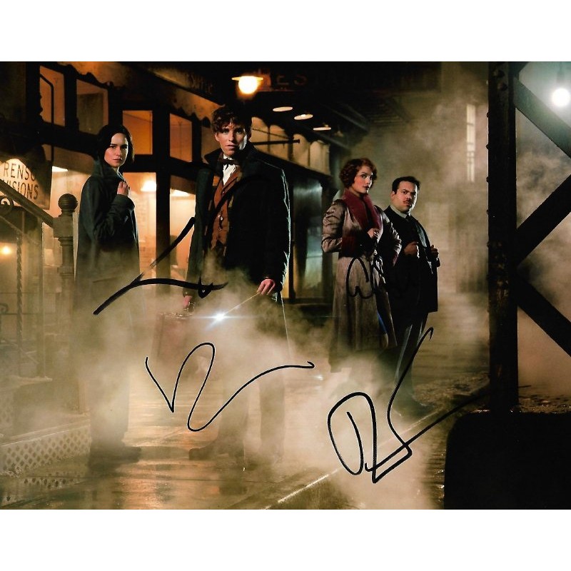 Fantastic Beasts main cast autograph