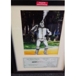 Jack Haley Signed Cheque in Frame (Wizard of Oz)