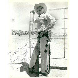 James Coburn autograph (dedicated) (The Honkers)