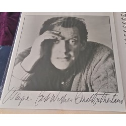 Donald Sutherland dedicated autograph (The Hunger Games)