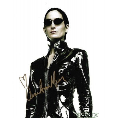 Carrie-Anne Moss autograph AFTAL 1 (The Matrix)