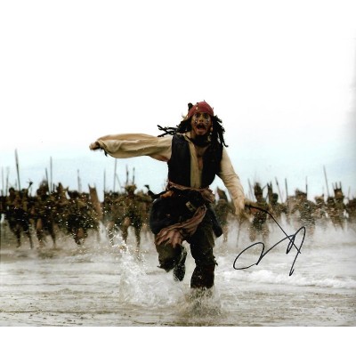 Johnny Depp autograph 4 (Pirates of the Caribbean)