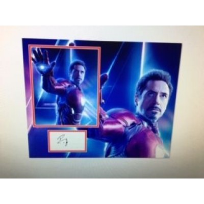 Robert Downey Jr autograph AFTAL 3 (Iron Man)