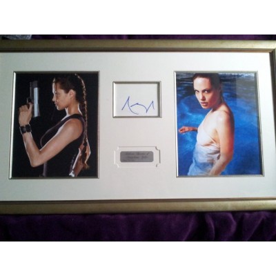 Angelina Jolie autograph (Lara Croft: Tomb Raider)