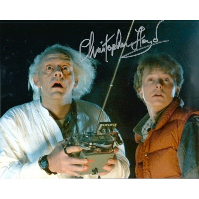 Christopher Lloyd autograph (Back to the Future)