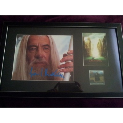 Ian McKellen autograph AFTAL 3 (The Lord of the Rings)
