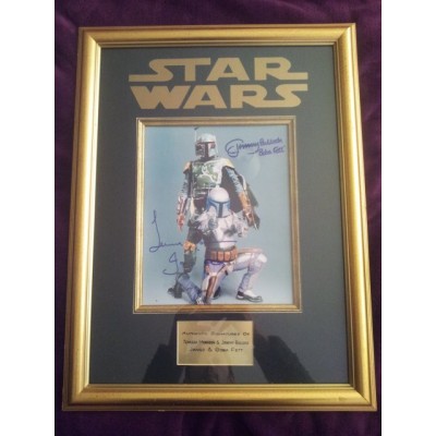 Jeremy Bulloch & Temuera Morrison autograph (Star Wars)