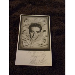 Peter Sellers dedicated autograph