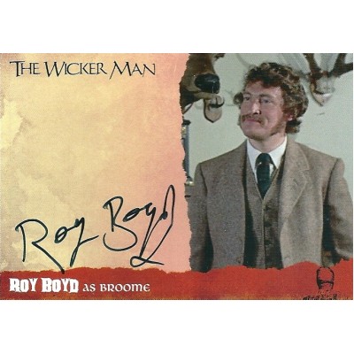 Roy Boyd Signed Trading Card (The Wicker Man)