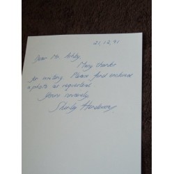 Shirley Henderson Signed Note (Harry Potter)