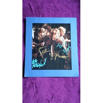 The Lord of the Rings cast autograph AFTAL