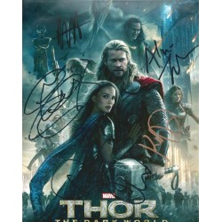 Thor: The Dark World cast autograph