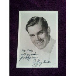 Jeffrey Hunter autograph