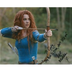 Amy Manson dedicated autograph (Once Upon A Time)