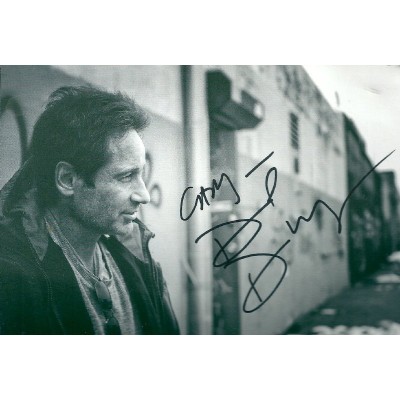 David Duchovny dedicated autograph (The X-Files)