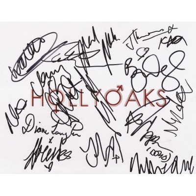 Hollyoaks cast autograph