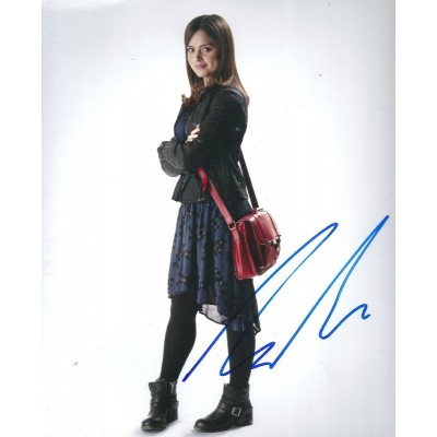 Jenna Coleman autograph AFTAL 3 (Doctor Who)