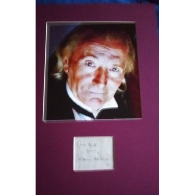 William Hartnell autograph AFTAL 2 (Doctor Who)