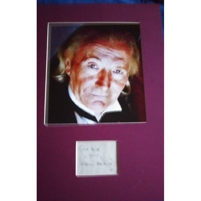 William Hartnell Autograph 2 Doctor Who