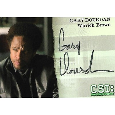 Gary Dourdan Signed Trading Card (CSI)