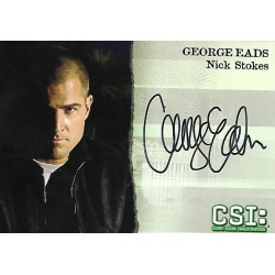 George Eads Signed Trading Card (CSI)