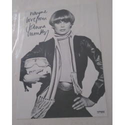 Joanna Lumley dedicated autograph (Absolutely Fabulous)