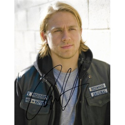 Charlie Hunnam autograph AFTAL (Sons of Anarchy)