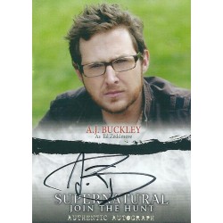 A.J. Buckley Signed Trading Card (Supernatural)