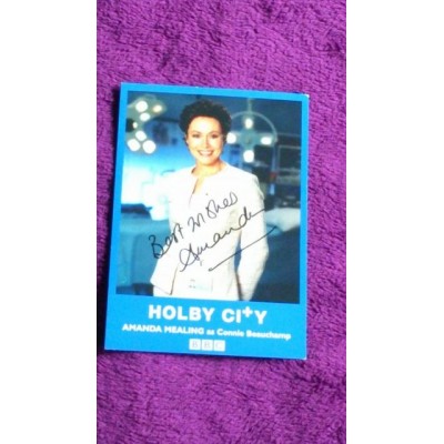 Amanda Mealing autograph (Holby City)