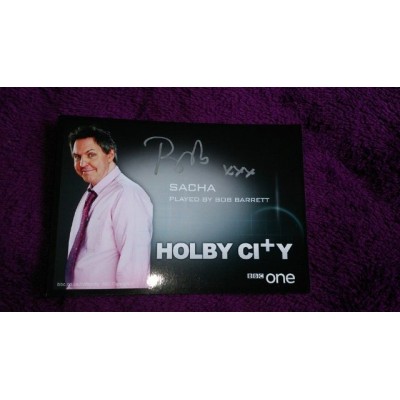 Bob Barrett autograph (Holby City)