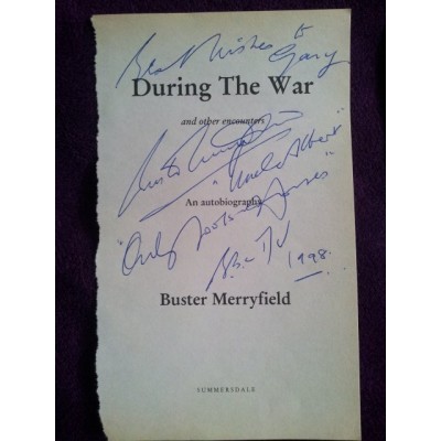 Buster Merryfield dedicated autograph (Only Fools and Horses)