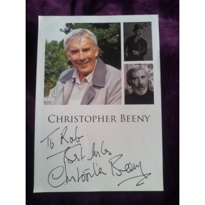 Christopher Beeny autograph (Upstairs, Downstairs)