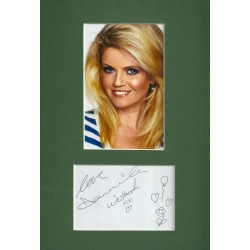 Danniella Westbrook autograph (Eastenders; Hollyoaks)