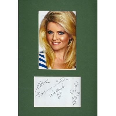 Danniella Westbrook autograph (Eastenders; Hollyoaks)