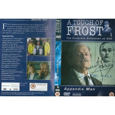 David Jason Signed DVD Sleeve (A Touch of Frost)