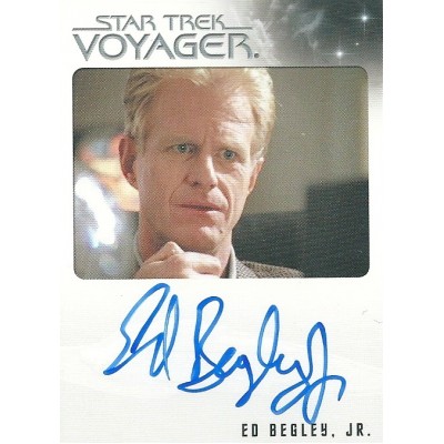 Ed Begley Jr. Signed Trading Card (Star Trek: Voyager)