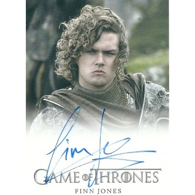 Finn Jones Signed Trading Card (Game of Thrones)