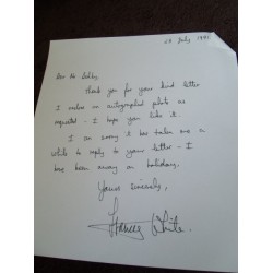 Frances White Signed Letter (Crossroads; May to December)