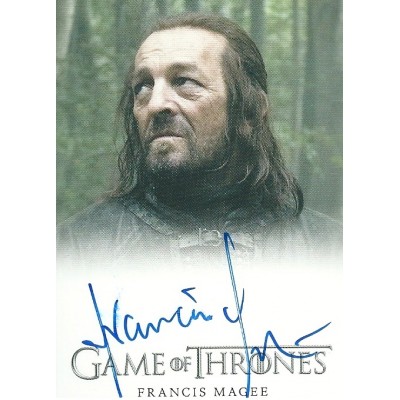 Francis Magee Signed Trading Card (Game of Thrones)