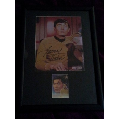George Takei autograph AFTAL (Star Trek)