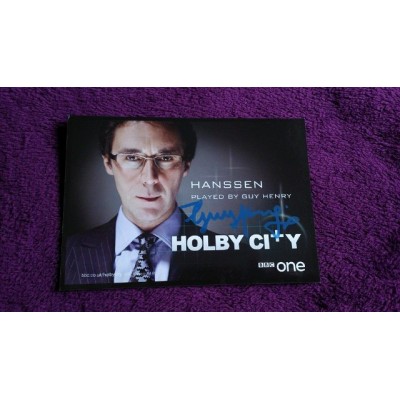 Guy Henry autograph (Holby City)