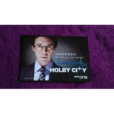 Guy Henry autograph (Holby City)