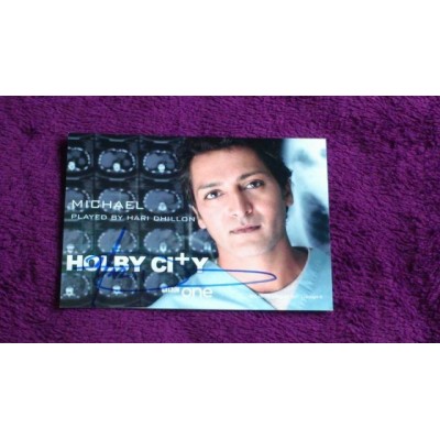 Hari Dhillon autograph (Holby City)