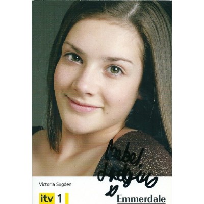 Isabel Hodgins autograph (Emmerdale)