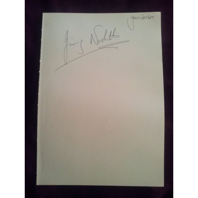 James Nesbitt autograph