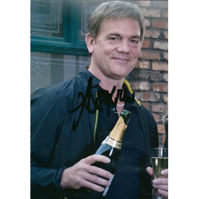 John Michie autograph AFTAL (Coronation Street)