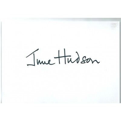 June Hudson autograph AFTAL (Costume Designer for Doctor Who and Blake's 7)