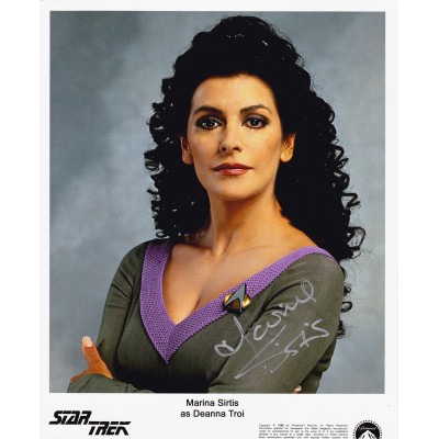 Marina Sirtis autograph (Star Trek)